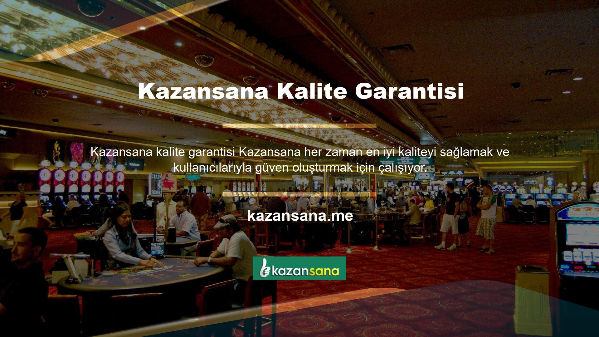 Kazansana paranızın güvenli olduğuna güvenebileceğiniz çevrimiçi bahis için güvenli bir yerdir